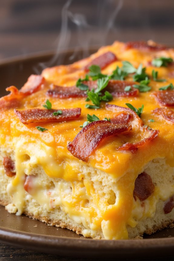make ahead breakfast casserole delight