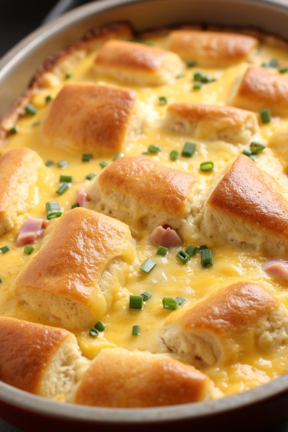 make ahead ham and cheese