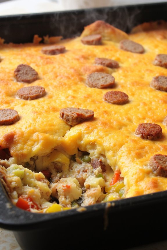 make ahead sausage breakfast casserole
