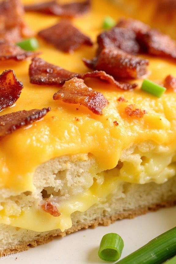 maple bacon egg casserole