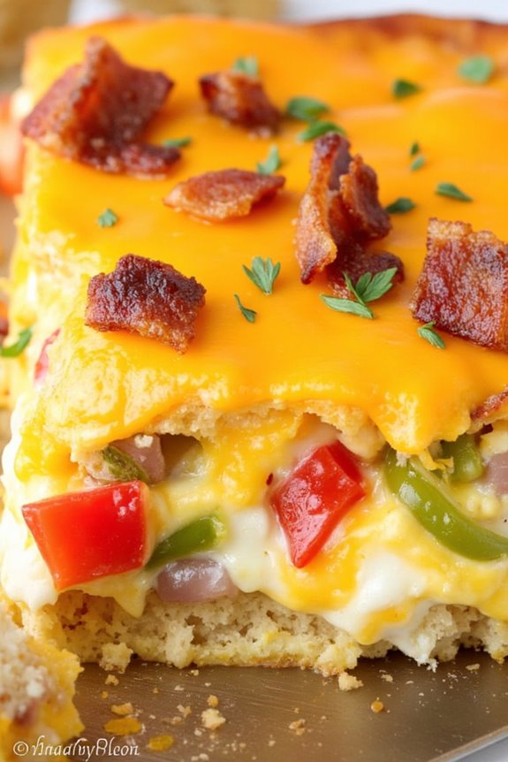 meal prep bacon casserole