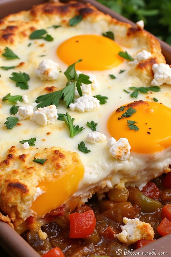 mediterranean feta tomato bake