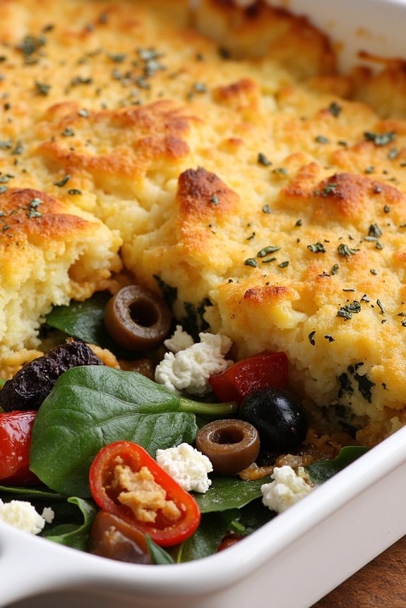 mediterranean hashbrown breakfast casserole