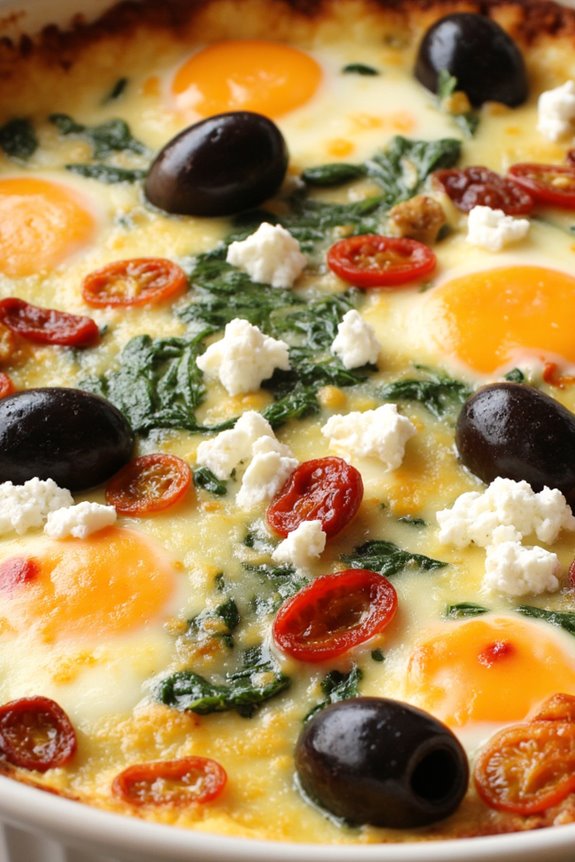 mediterranean low carb breakfast casserole