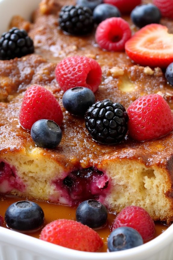 mixed berry french toast