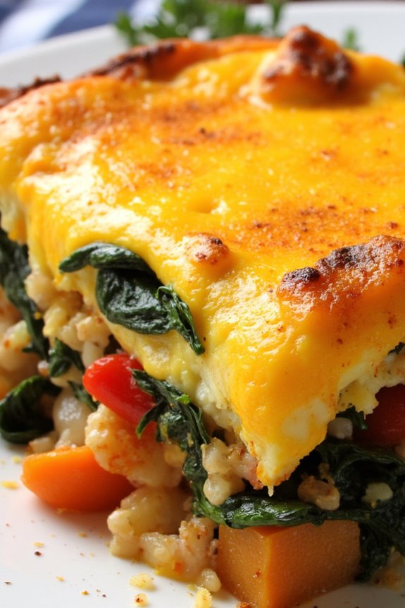 nutritious vegetarian breakfast casserole