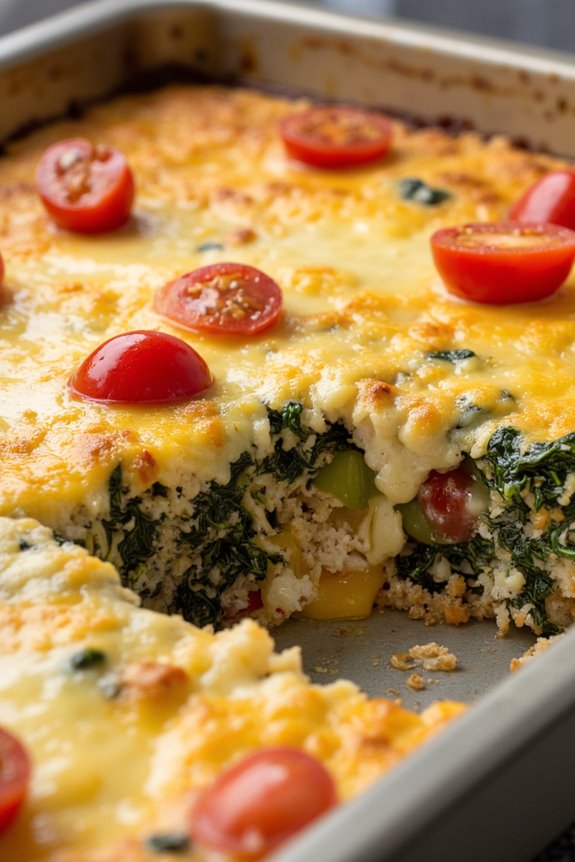 protein rich quinoa breakfast casserole