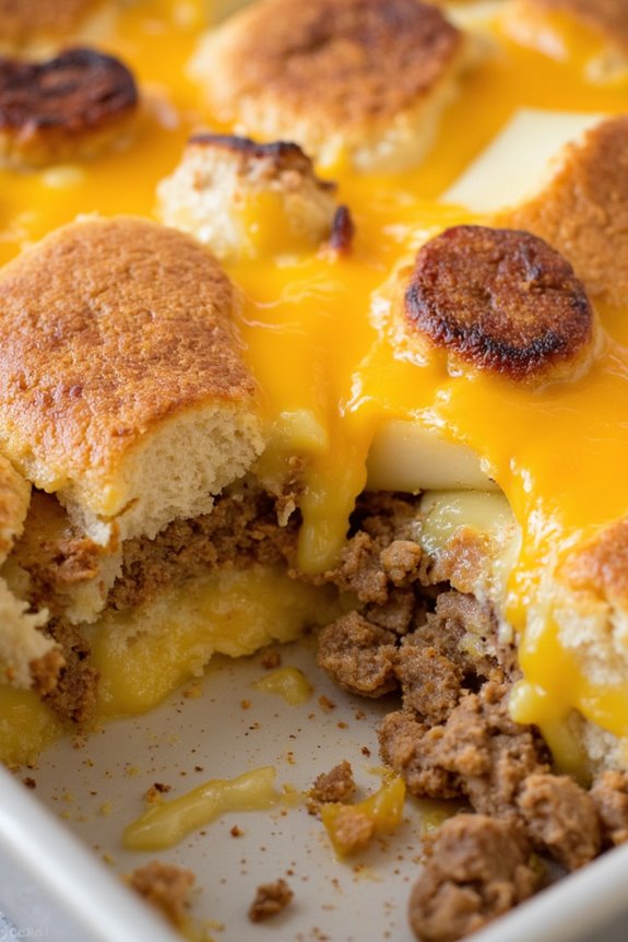 sausage apple cheddar casserole