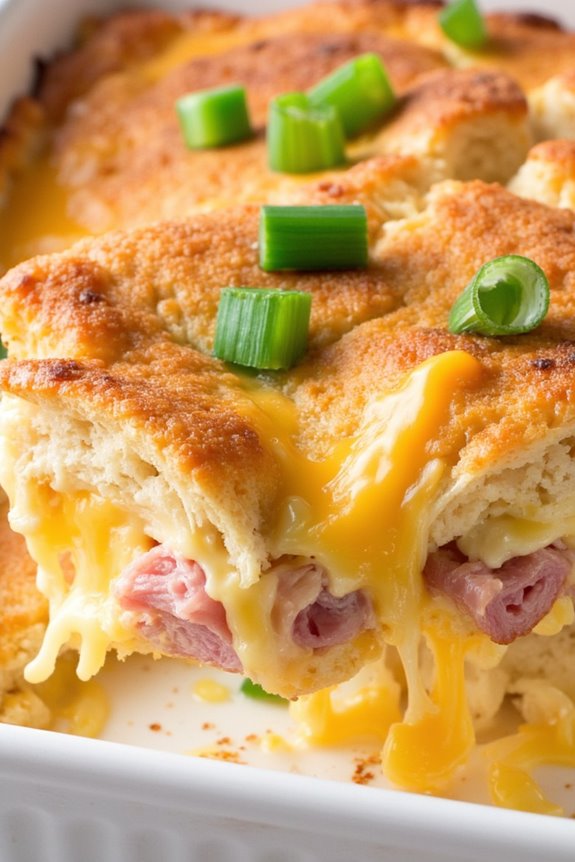 savory croissant breakfast casserole