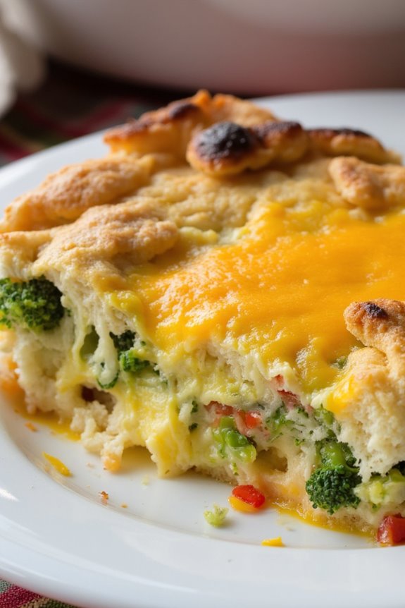 savory vegetable breakfast casserole