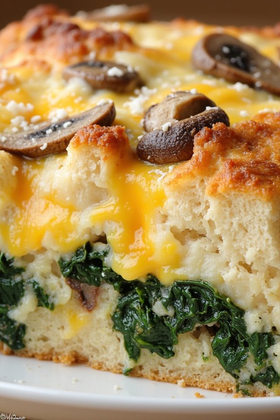 savory vegetarian breakfast casserole