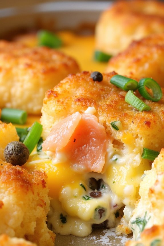 smoked salmon breakfast casserole