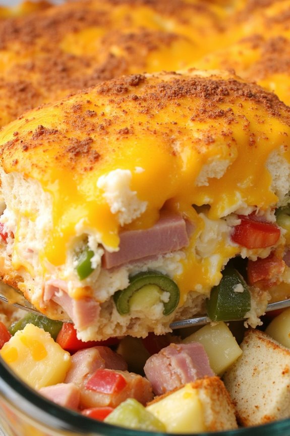 southwestern ham and egg casserole