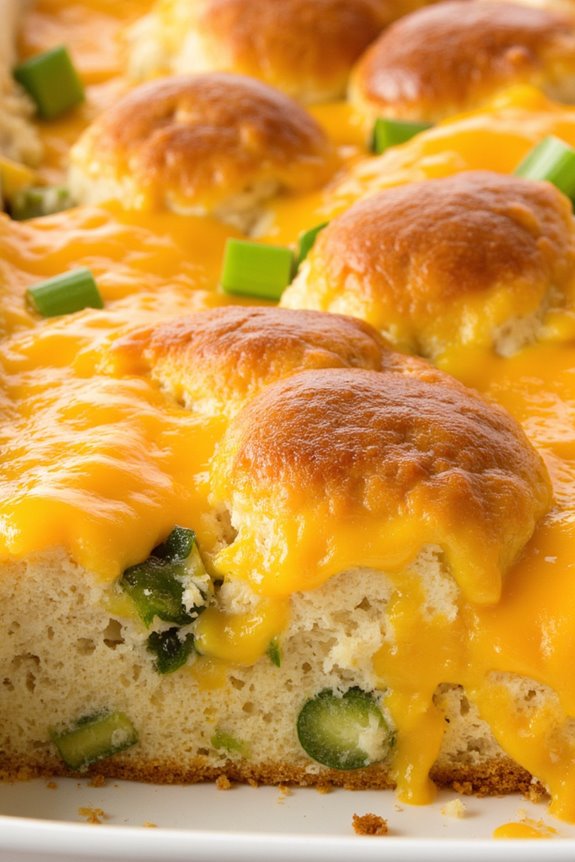 spicy cheese breakfast casserole