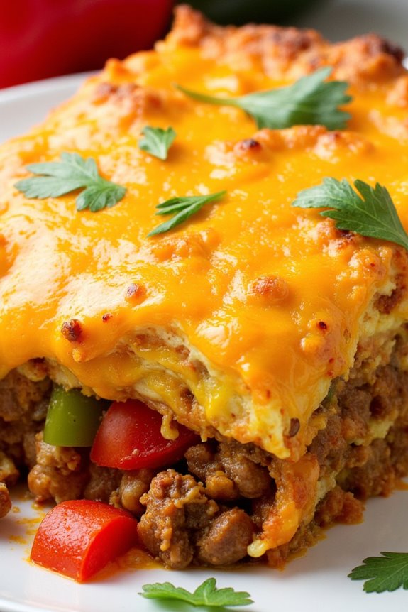 spicy chorizo breakfast casserole