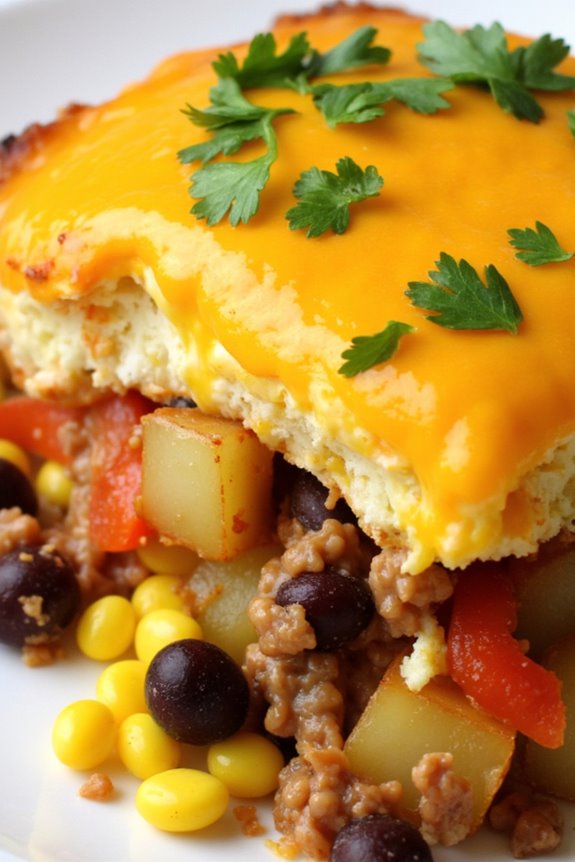 spicy chorizo breakfast casserole