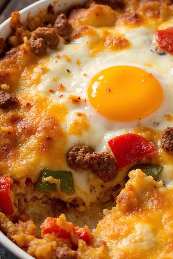 spicy chorizo breakfast casserole