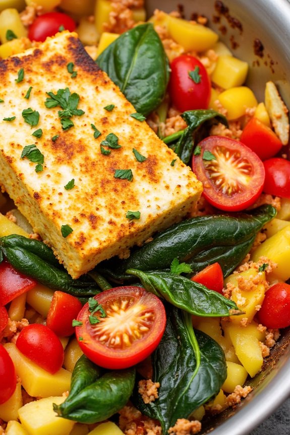 vegan tofu veggie casserole recipe