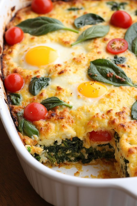 vegetarian breakfast casserole recipe