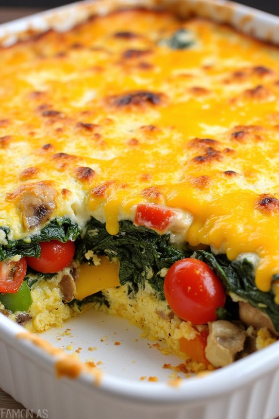 veggie egg casserole recipe