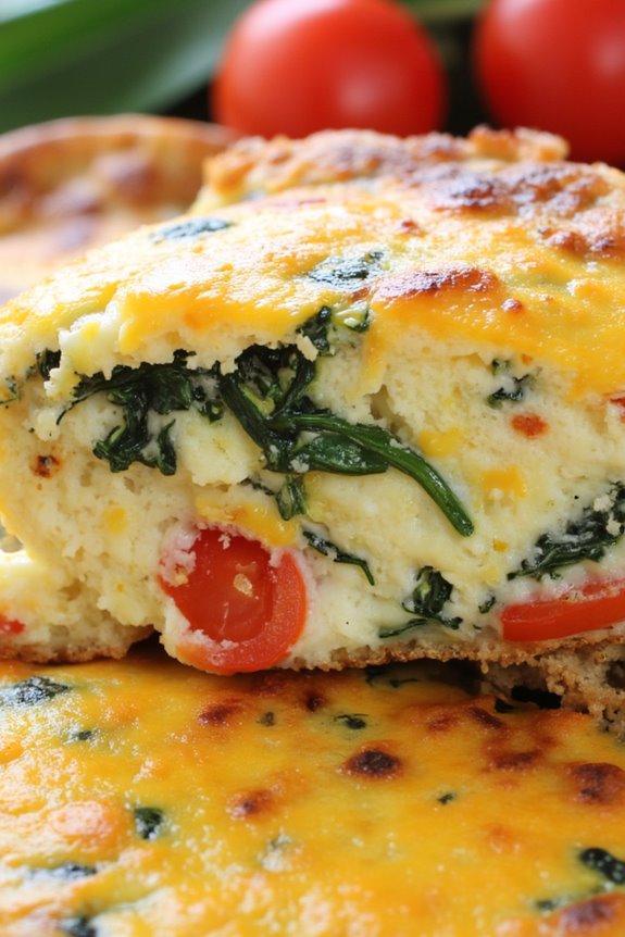 veggie filled breakfast casserole delight