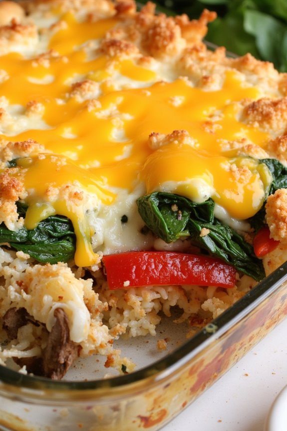 veggie hashbrown breakfast casserole