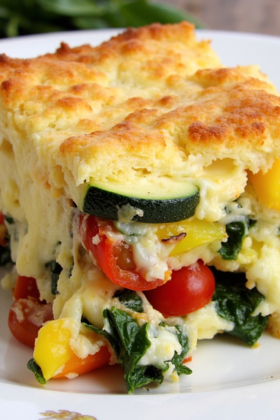 veggie packed breakfast casserole delight