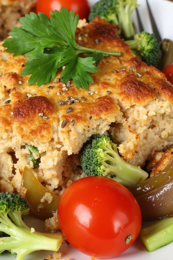 wholesome vegetarian breakfast casserole