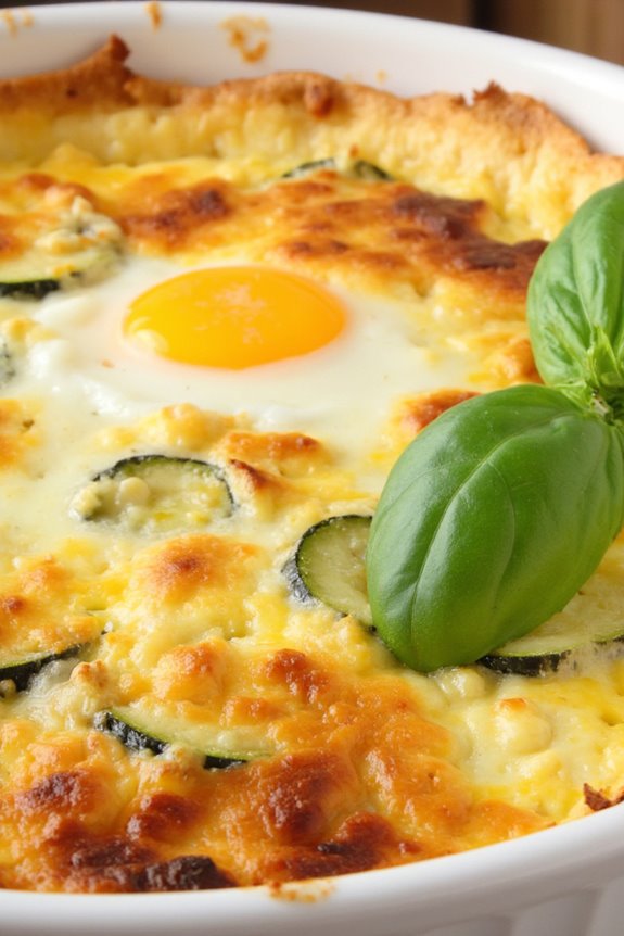 zucchini parmesan egg casserole