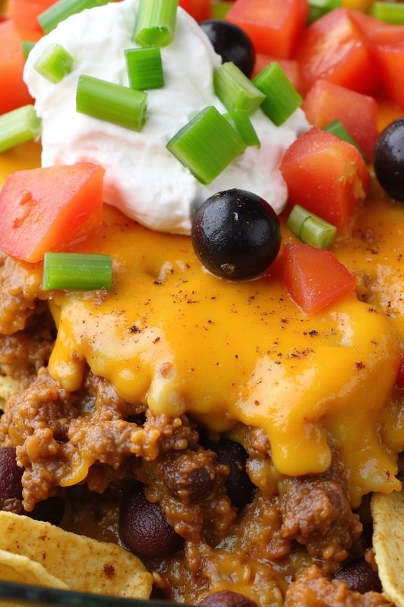bold beef taco casserole