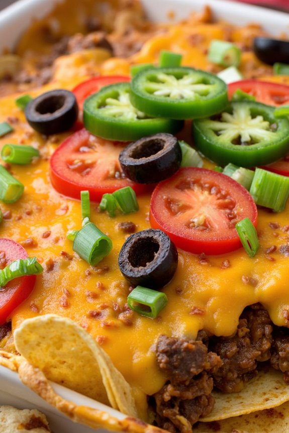 bold beef taco casserole