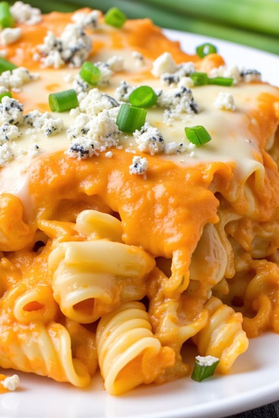 buffalo chicken casserole delight