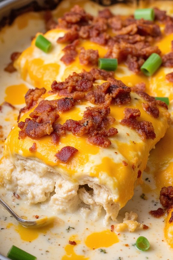 cheesy bacon chicken casserole
