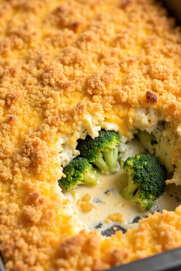 cheesy broccoli casserole delight