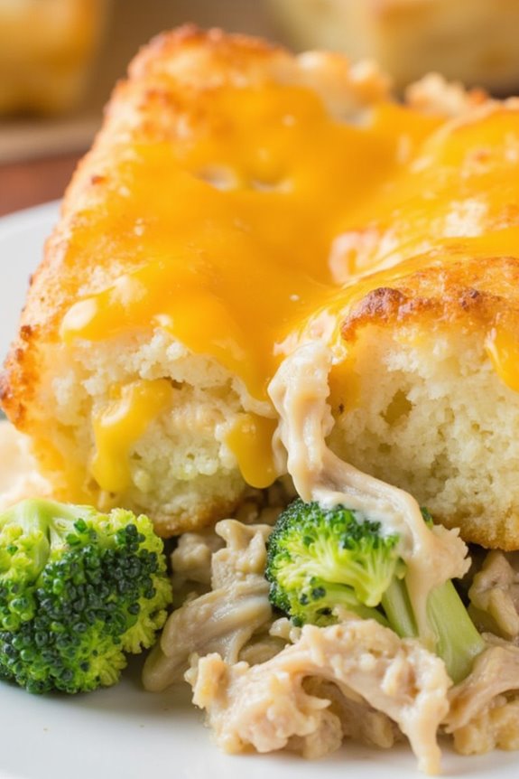 cheesy chicken broccoli casserole