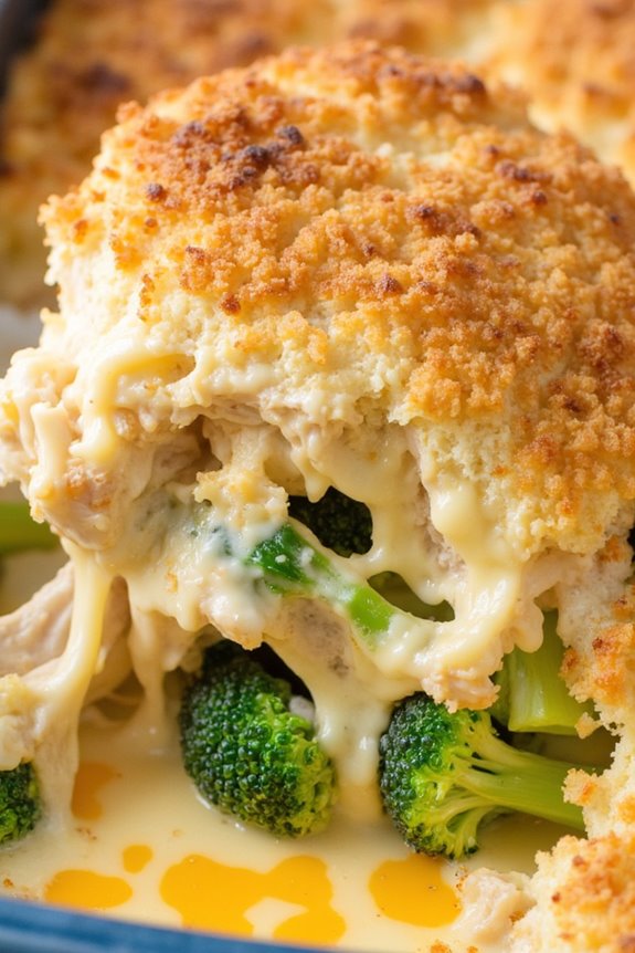 cheesy chicken broccoli casserole