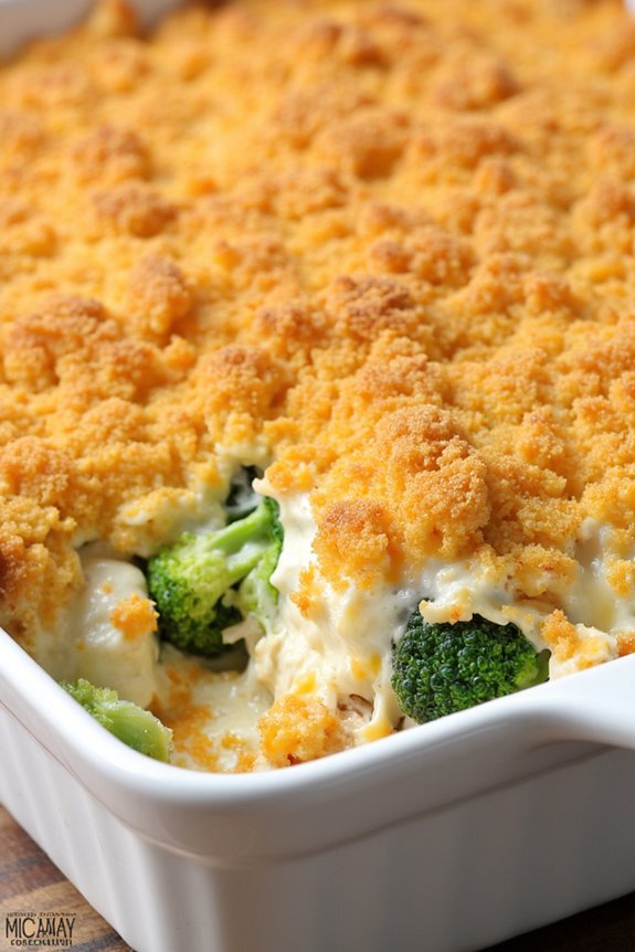 cheesy chicken broccoli casserole