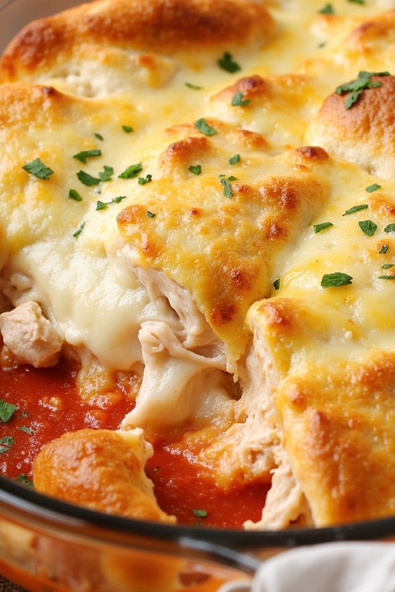 cheesy garlic bread casserole