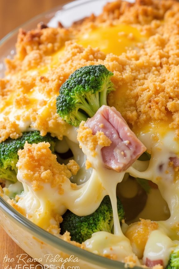 cheesy ham broccoli casserole