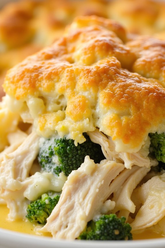 comforting chicken broccoli casserole