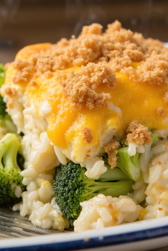comforting chicken broccoli casserole