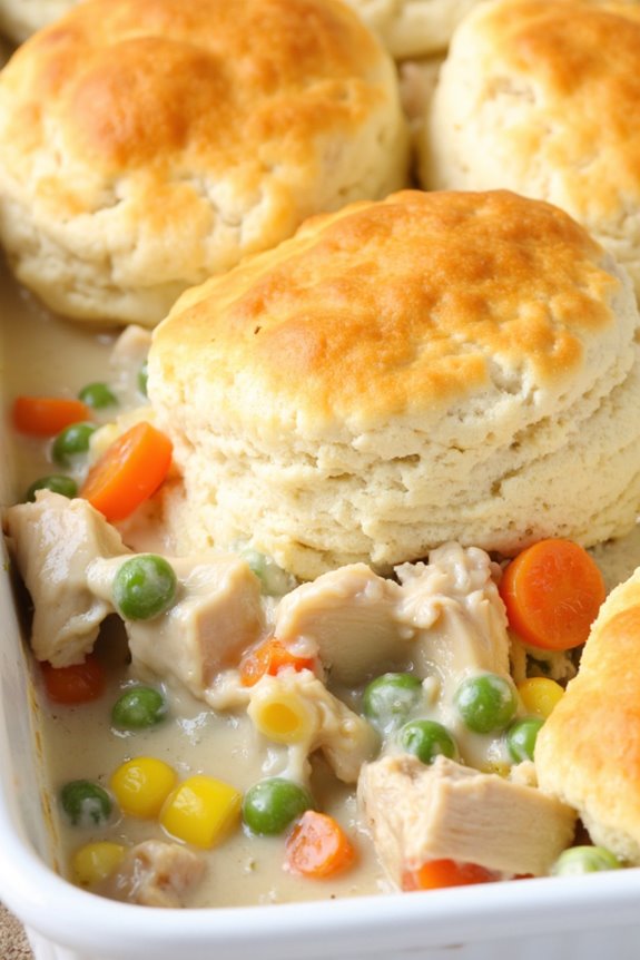 comforting chicken pot pie