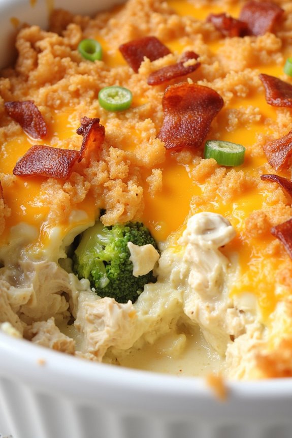 comforting chicken rice casserole