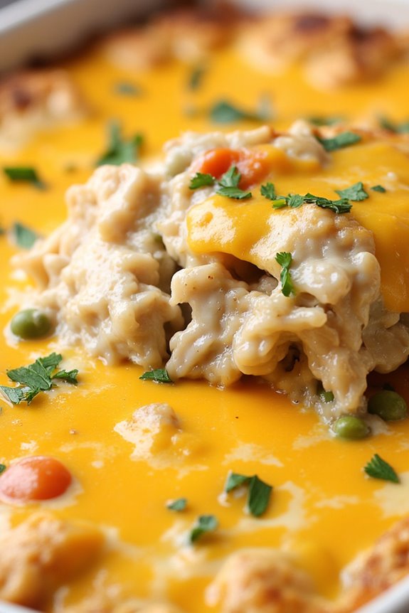 comforting chicken rice casserole