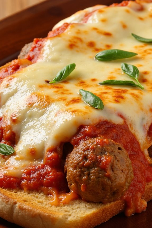 comforting meatball sub casserole