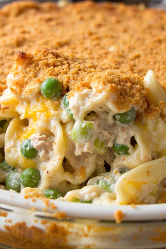 creamy tuna noodle casserole