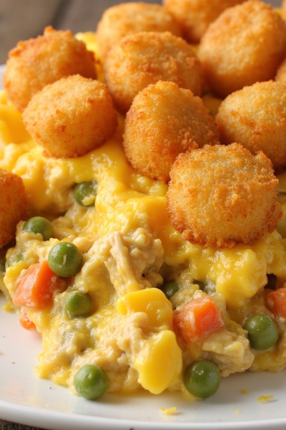 curry chicken tater casserole