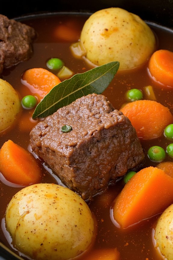 effortless slow cooked beef stew