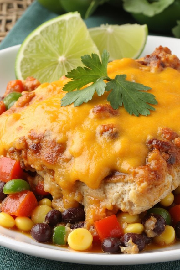 flavorful southwest chicken casserole