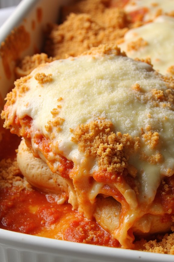 healthy chicken parmesan casserole